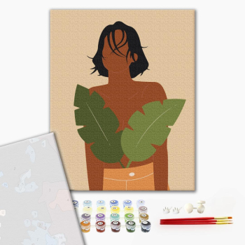 Картина по номерам Преміум картини - Природа жіночності