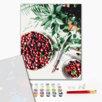 Картина по номерам Преміум картини - Рецепт щастя