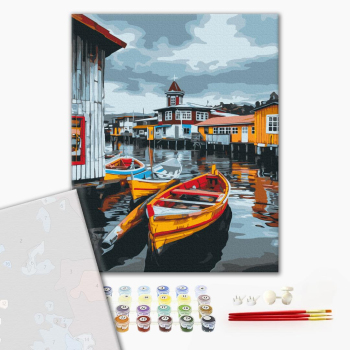 Картина по номерам Преміум картини - Тиха гавань