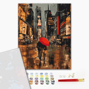 Картина по номерам Преміум картини - Урбаністична романтика