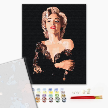 Картина по номерам Преміум картини - Чутлива Мерелін