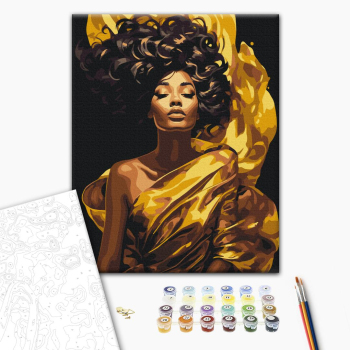 Картина по номерам Люди на картинах - Одягнена в промені