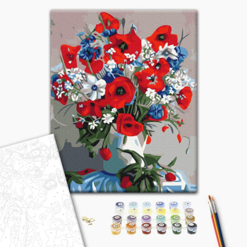 Маки в вазе