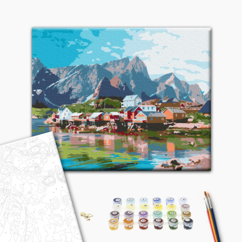 Поселок в хрустальных горах