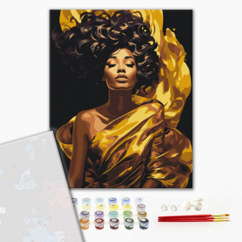 Картина по номерам Преміум картини - Одягнена в промені