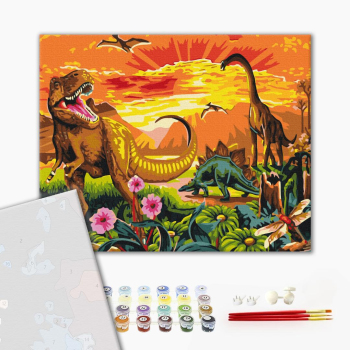 Картина по номерам Преміум картини - Світ минулого