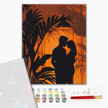 Картина по номерам Преміум картини - Тіні закоханих