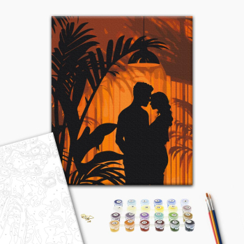 Картина по номерам Романтика - Тіні закоханих