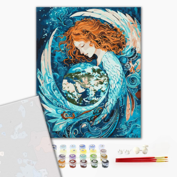 Картина по номерам Преміум картини - Обійми Всесвіту