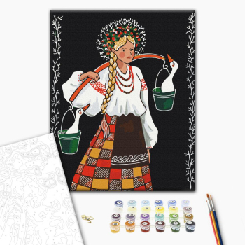 Несёт Аня гусей © ANNART