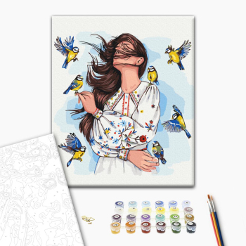 Картина по номерам Авторські колекції - Ветер поет © Alla Berezovska