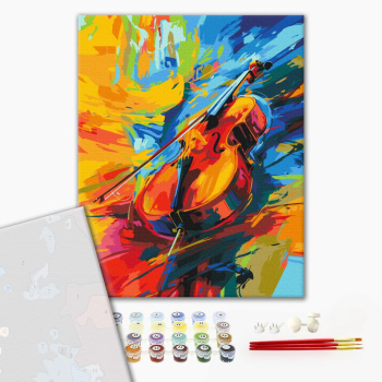 Картина по номерам Преміум картини - Кольорова симфонія