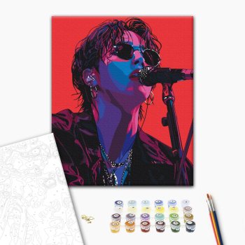 Картина по номерам Музика, музичні інструменти - K-pop Idol