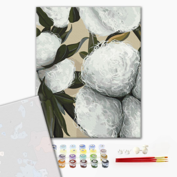 Картина по номерам Преміум картини - Бавовна © Yana Biluhina