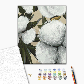 Картина по номерам Авторські колекції - Бавовна © Yana Biluhina