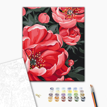 Картина по номерам Авторські колекції - Квітковий етюд © LUNATART