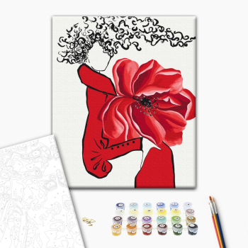 Картина по номерам Авторські колекції - Красная фантазия © LUNATART