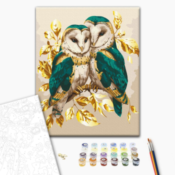 Изумрудная мудрость с красками металлик