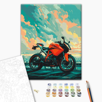 Картина по номерам Чоловічі - Байк