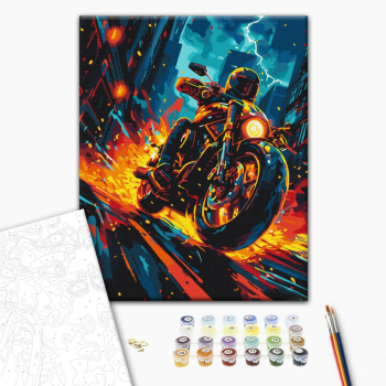 Картина по номерам Чоловічі - Потік Адреналіну