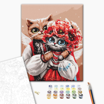 Котики ангелочки ©Марианна Пащук