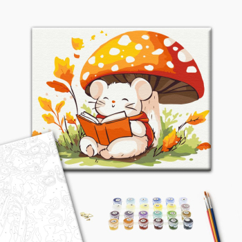 Мышонок с книжечкой