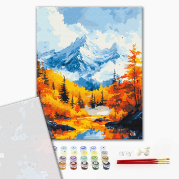 Золотистая осень в горах