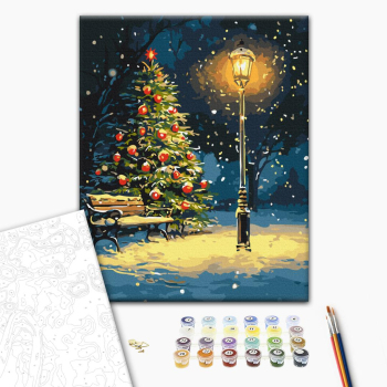 Нічний танок сніжинок