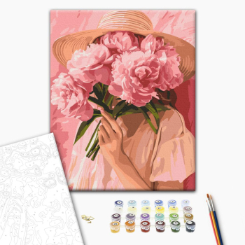 Картина по номерам Квіти - Рожевий настрій