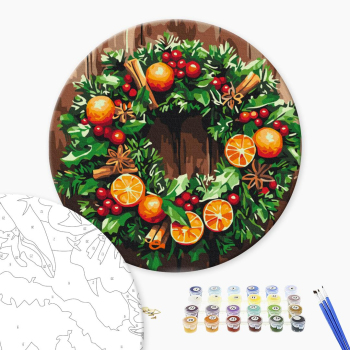 Рождественский венок (Размер M)