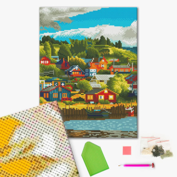 Поселок у озера