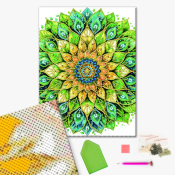 Сине-зелёный цветок