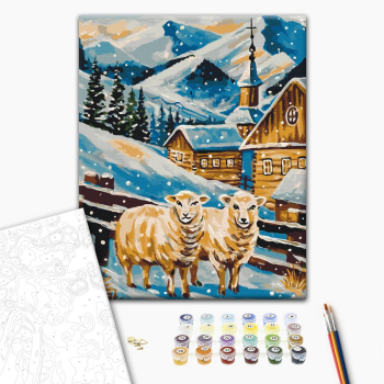 Заснеженные овечки © Карина Зимина