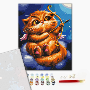 Картина по номерам Преміум картини - Стрілець купідончик © Маріанна Пащук