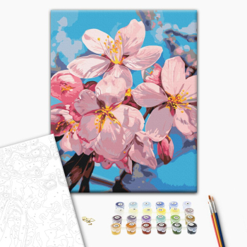 Картина по номерам Авторські колекції - Цвіт сливи © Anastasiia Osmolovska