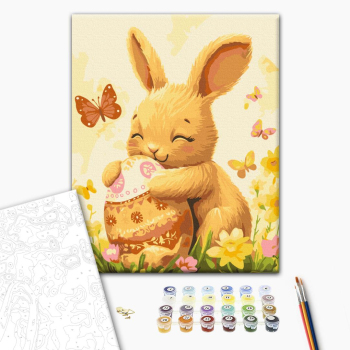 Зайченя з писанкою