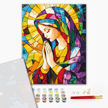 Картина по номерам Преміум картини - Молитва світла