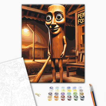 Картина по номерам Мультфільми, комікси, аніме - TUNG TUNG TUNG SAHUR