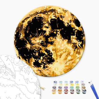 Золотая полная луна (Размер M)