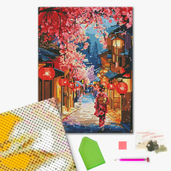 Улица в сакуре