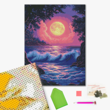 Прибой в лунном свете