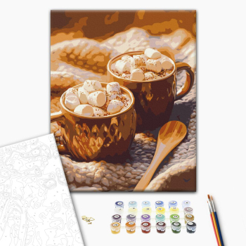 Какао с зефирками