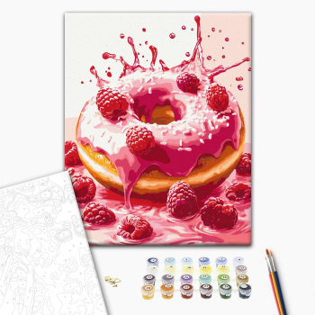 Малиновий донат