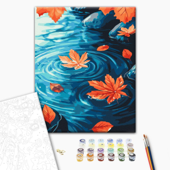 Золоті листочки на воді