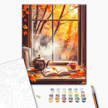Картина по номерам Природа - Вже осінь за вікном