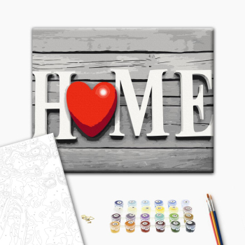 Картина по номерам Картини під клієнтів B2B - Home, home, home