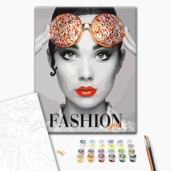 Картина по номерам Картини під клієнтів B2B - Fashion Girl
