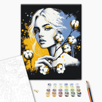 Картина по номерам Авторські колекції - Квітка сили © Анна Грицюк