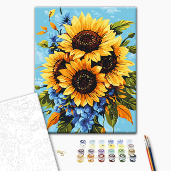 Букет подсолнухов