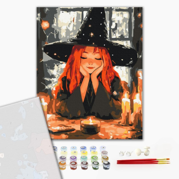 Картина по номерам Преміум картини - Ніч відьми